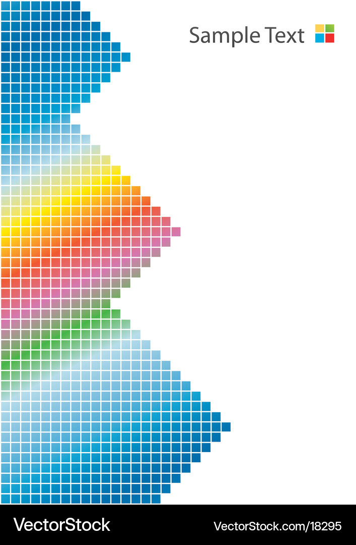 Squares background Vector Image