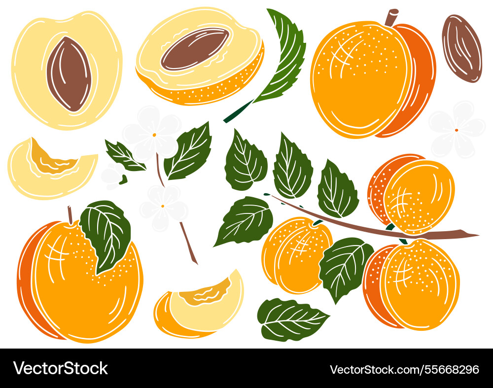 Set of color in hand draw style Set of color in hand draw style vector image