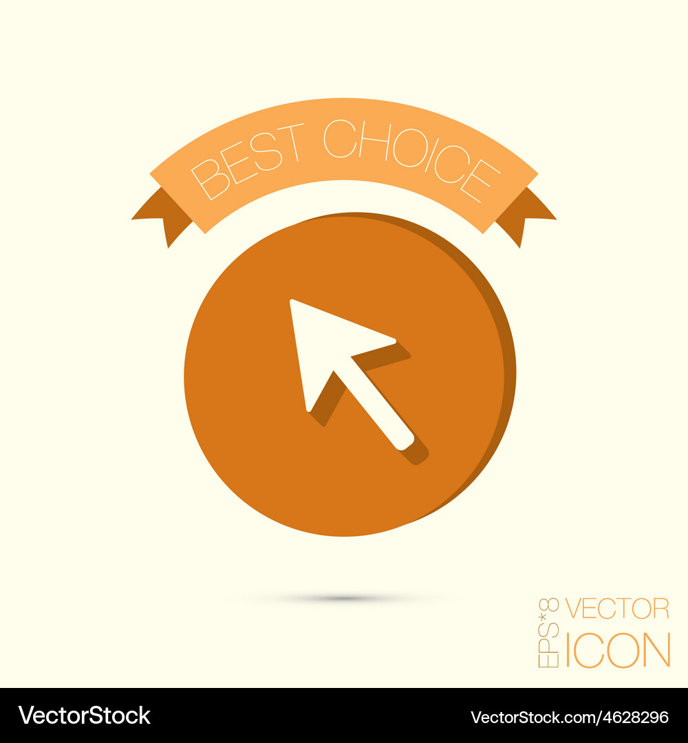 Web arrow symbol cursor icon Vector Image