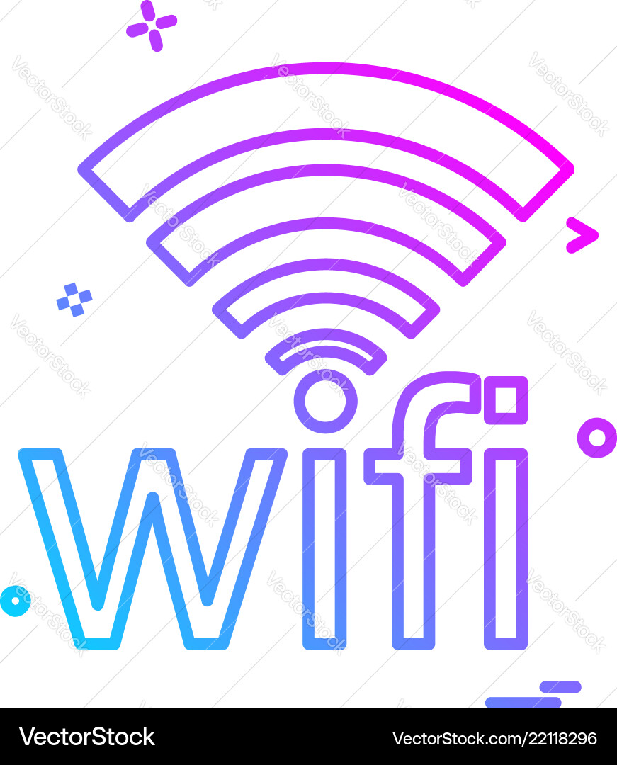 Wifi icon design Wifi icon design Vector Image