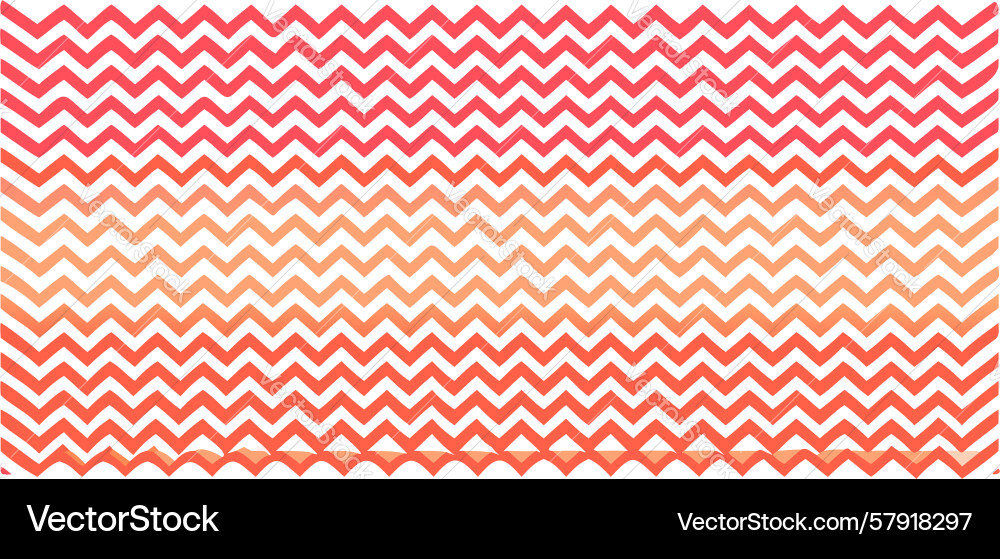 Abstract orange and red chevron wave pattern Vector Image