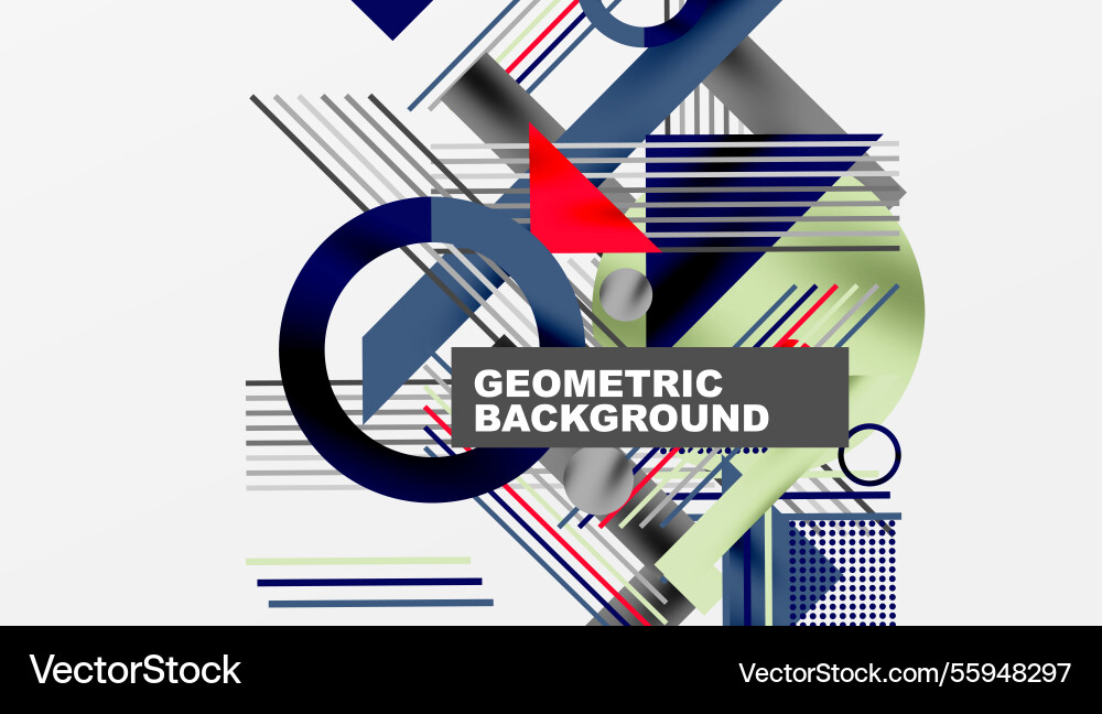 Geometric background showcasing sharp lines Geometric background showcasing sharp lines Vector Image