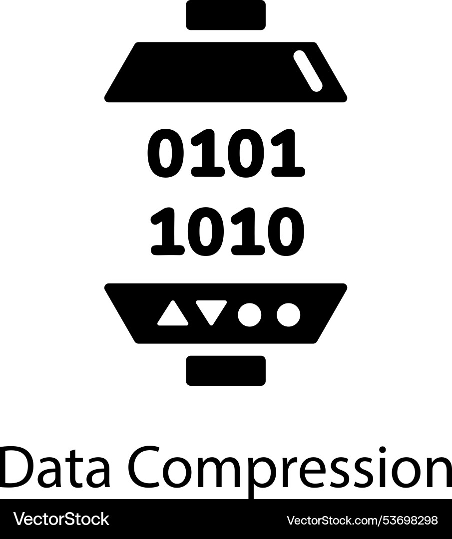 Data compression Vector Image