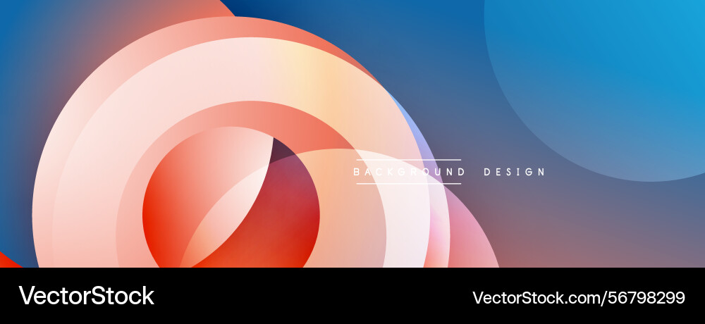 Abstract layers overlap creating vibrant color Abstract layers overlap creating vibrant color vector image