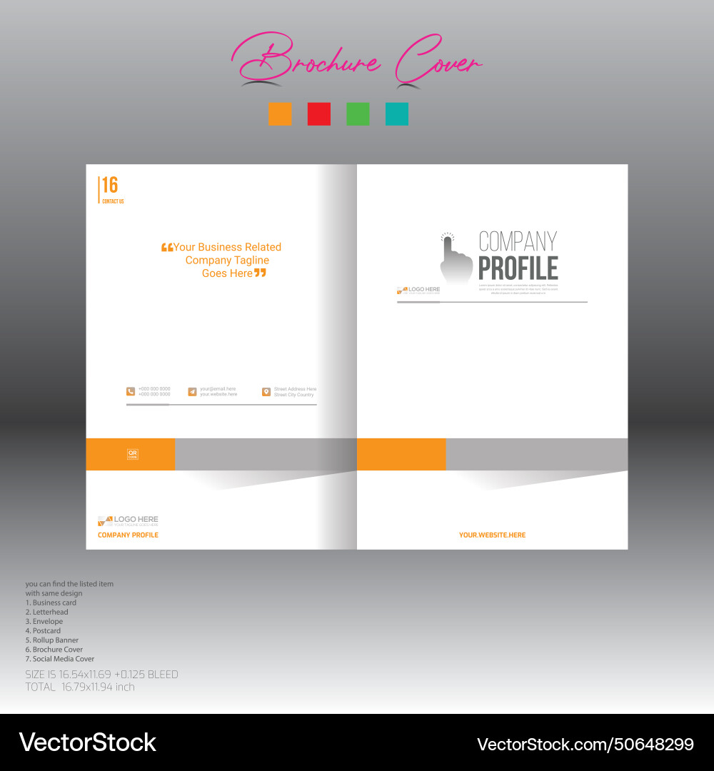 Broschüre Cover Design für Unternehmen und jede Verwendung Broschüre Cover Design für Unternehmen und jede Verwendung vektorbild