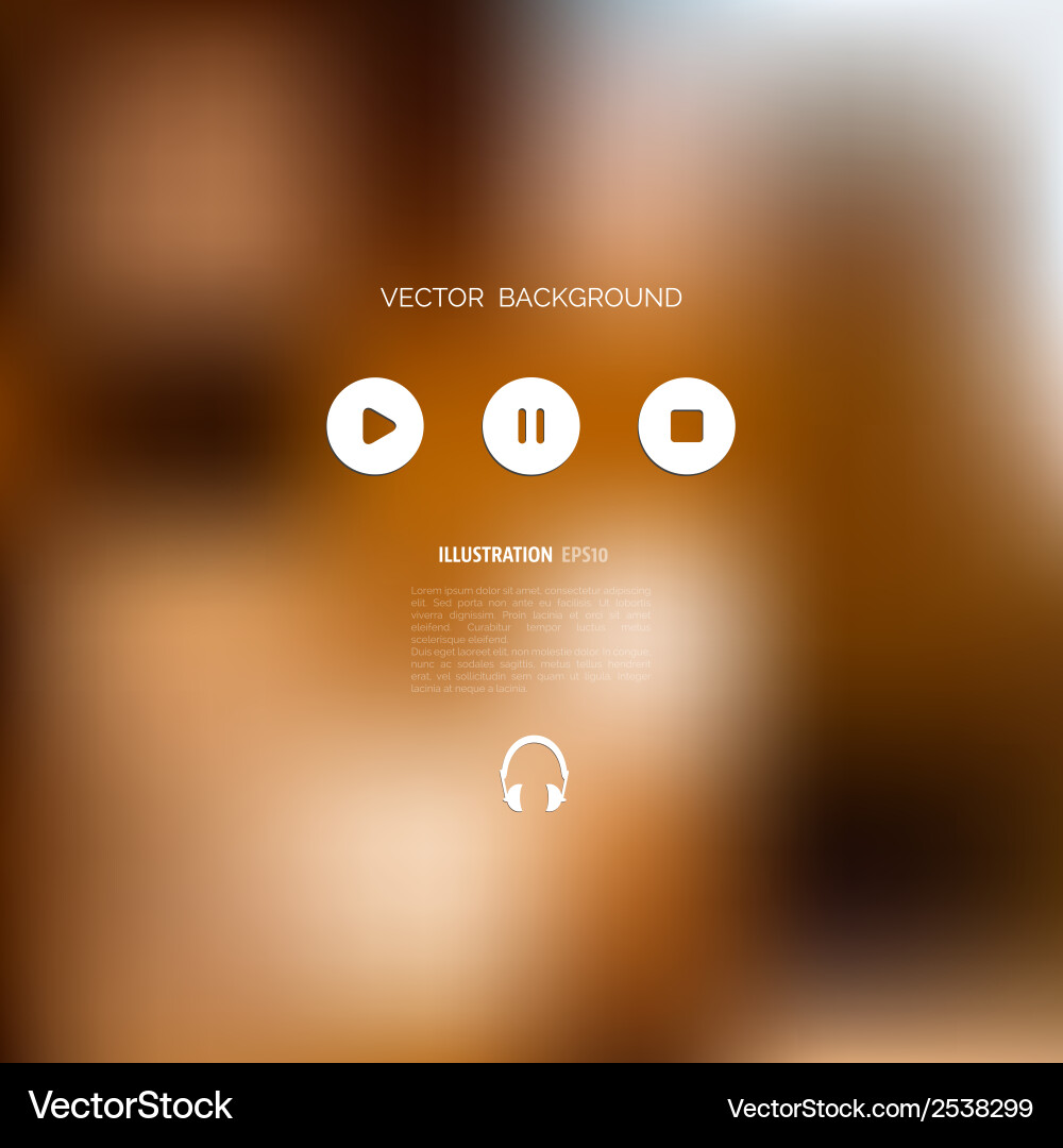 Defocused abstract texture background with web vector image