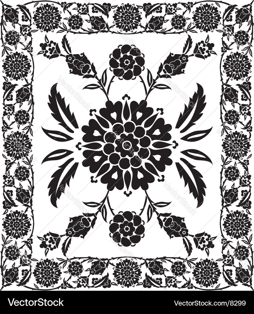 Floral image Vector Image