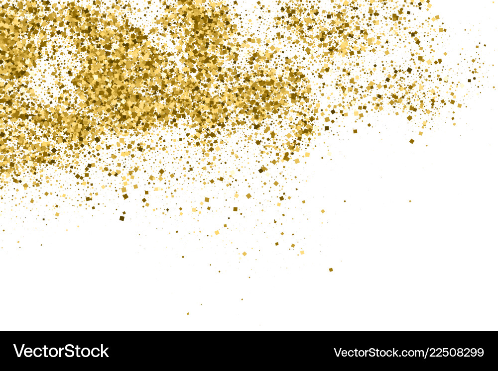 Gold glitter texture Gold glitter texture Vector Image