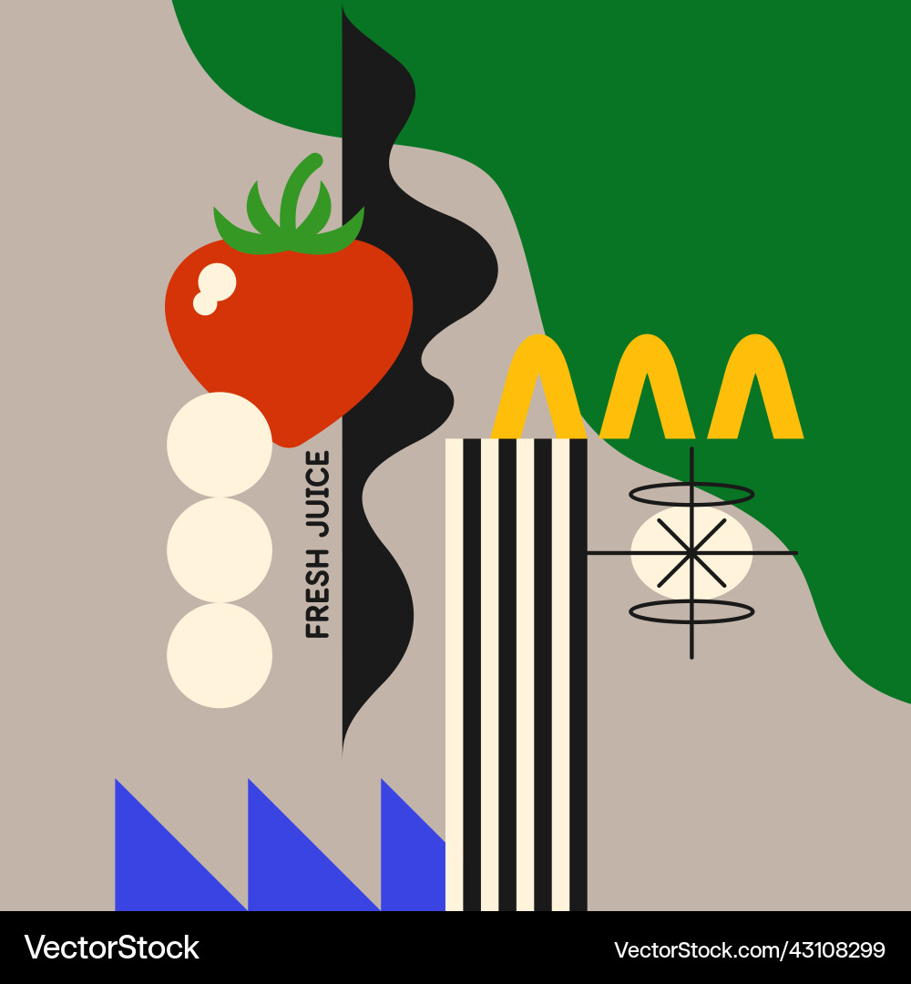 Graphics in a minimalistic style Graphics in a minimalistic style vector image