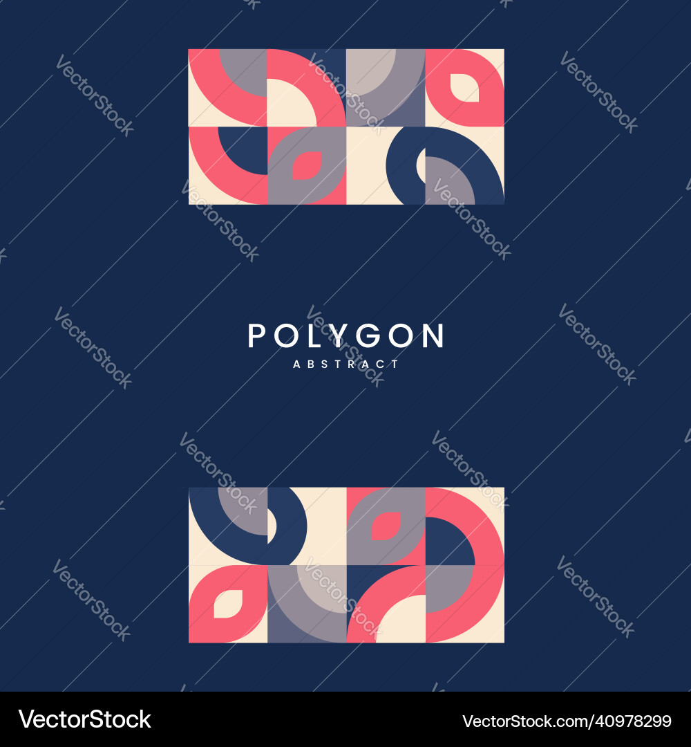 Modern style of geometry minimalistic composition Vector Image