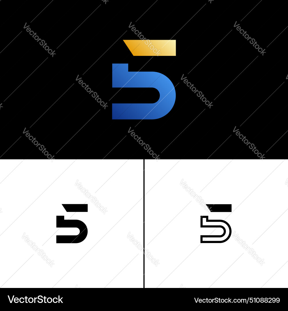 Number set alphabet tech font Number set alphabet tech font vector image