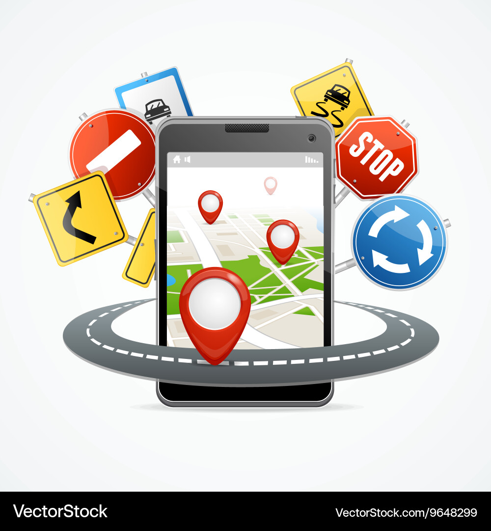 Road concept Royalty Free Vector Image - VectorStock