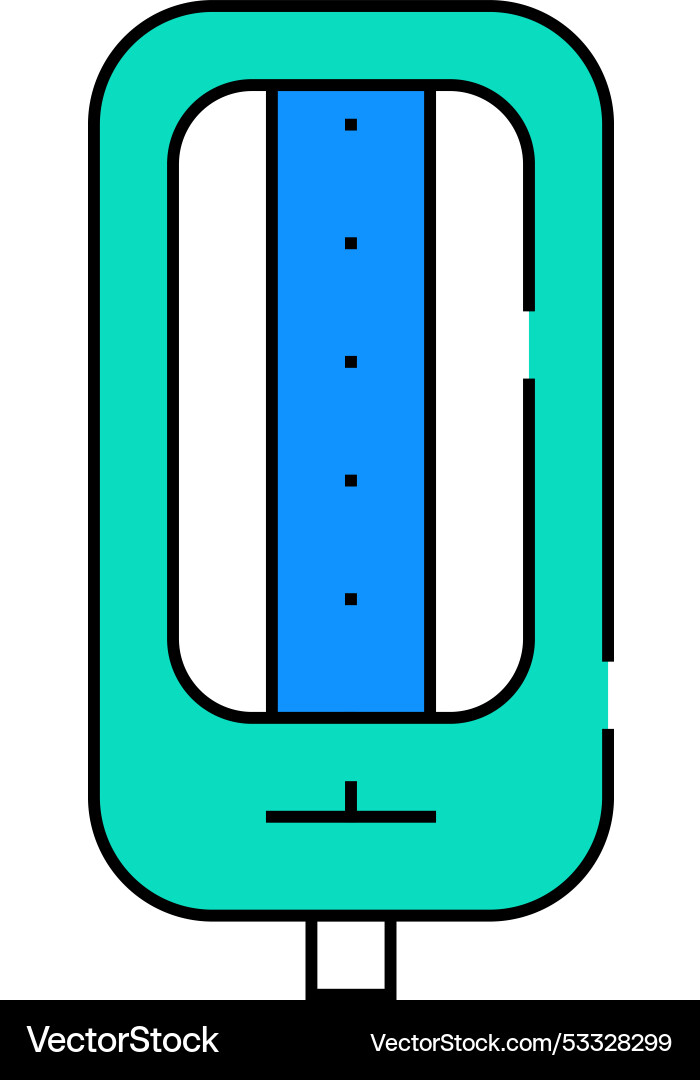 Watering system tool detail icon color Royalty Free Vector