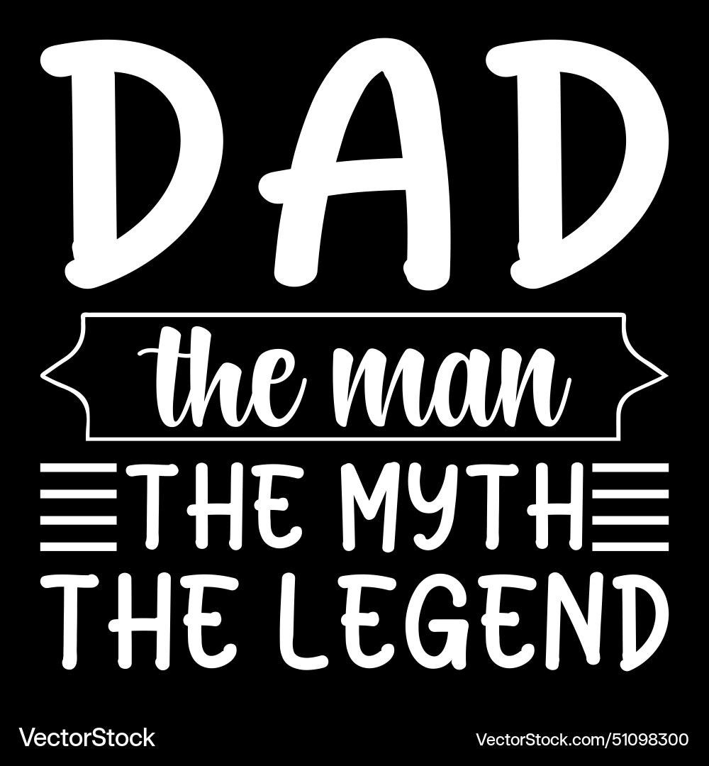 Fathers-day-typography-t-shirt-design-18 vector image