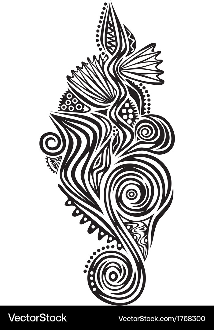 Floral pattern design element Vector Image