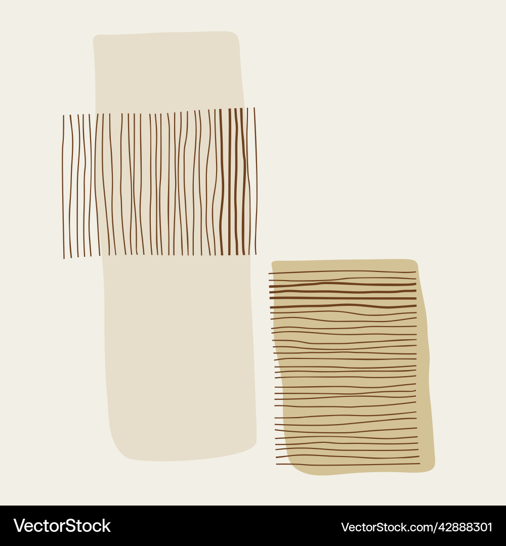 Art work with rectangular shapes Vector Image