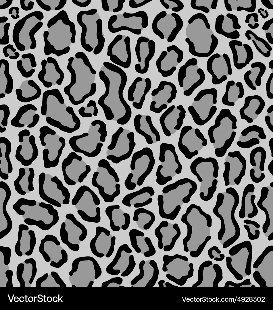 Leopard Print Seamless Pattern vector image