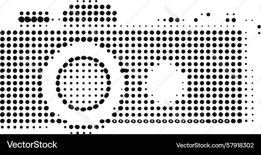 Pixel art style camera design generative ai Vector Image