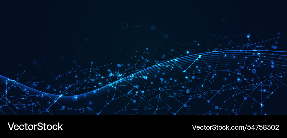 Plexus effect on abstract background Plexus effect on abstract background vector image