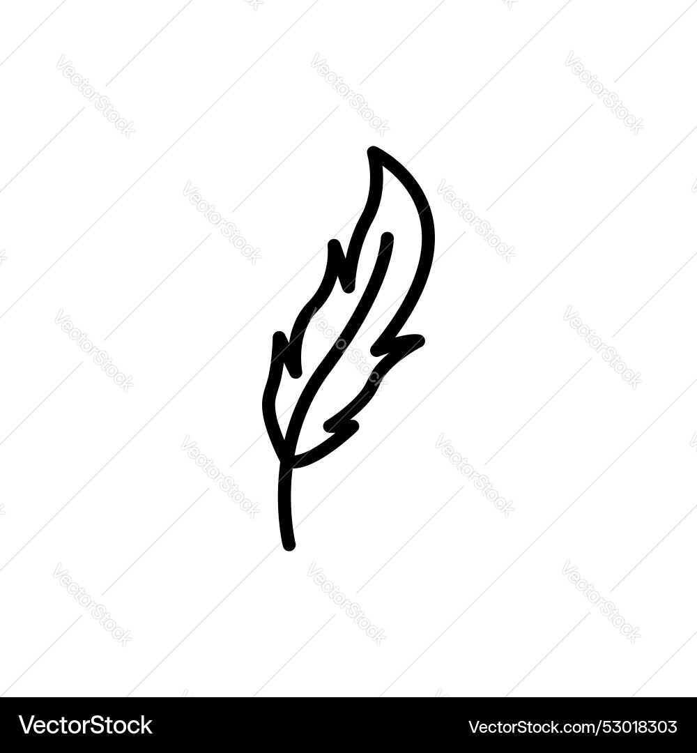 Feather icon set lightweight symbol soft Feather icon set lightweight symbol soft Vector Image