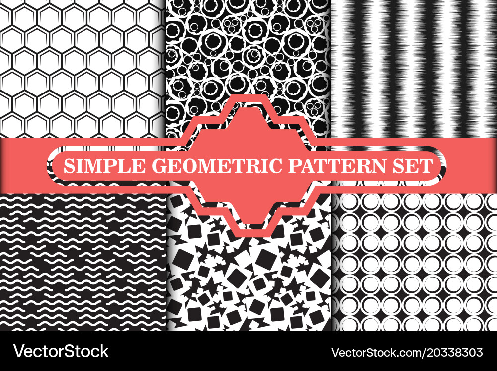 Minimalist simple geometric seamless pattern Vector Image