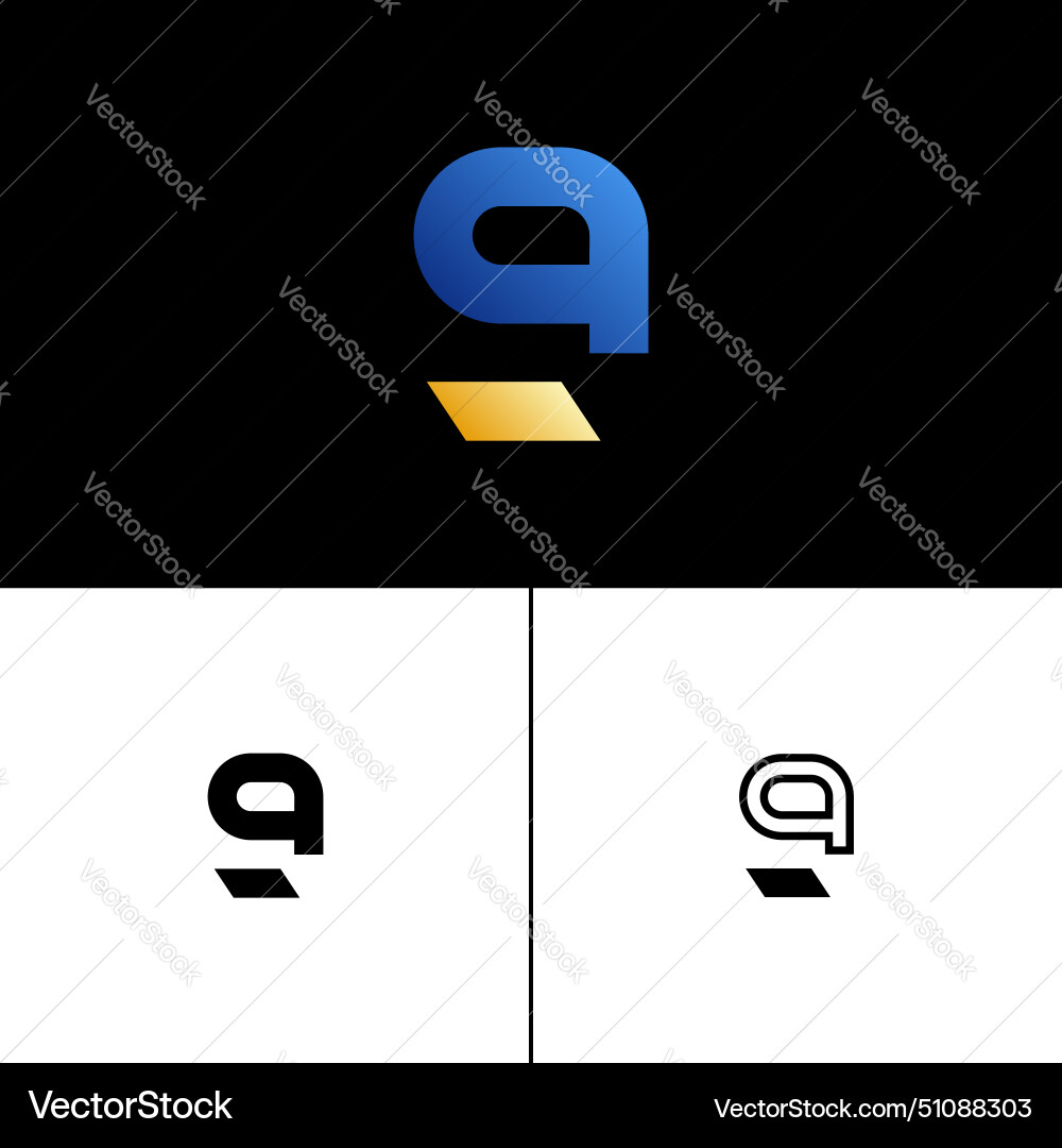 Number set alphabet tech font Number set alphabet tech font vector image
