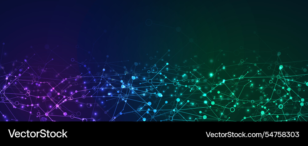 Plexus effect on abstract background Plexus effect on abstract background vector image