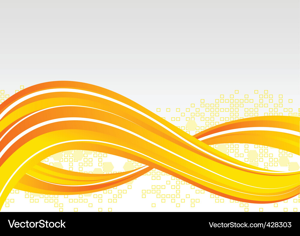 Square and hexagon background Vector Image