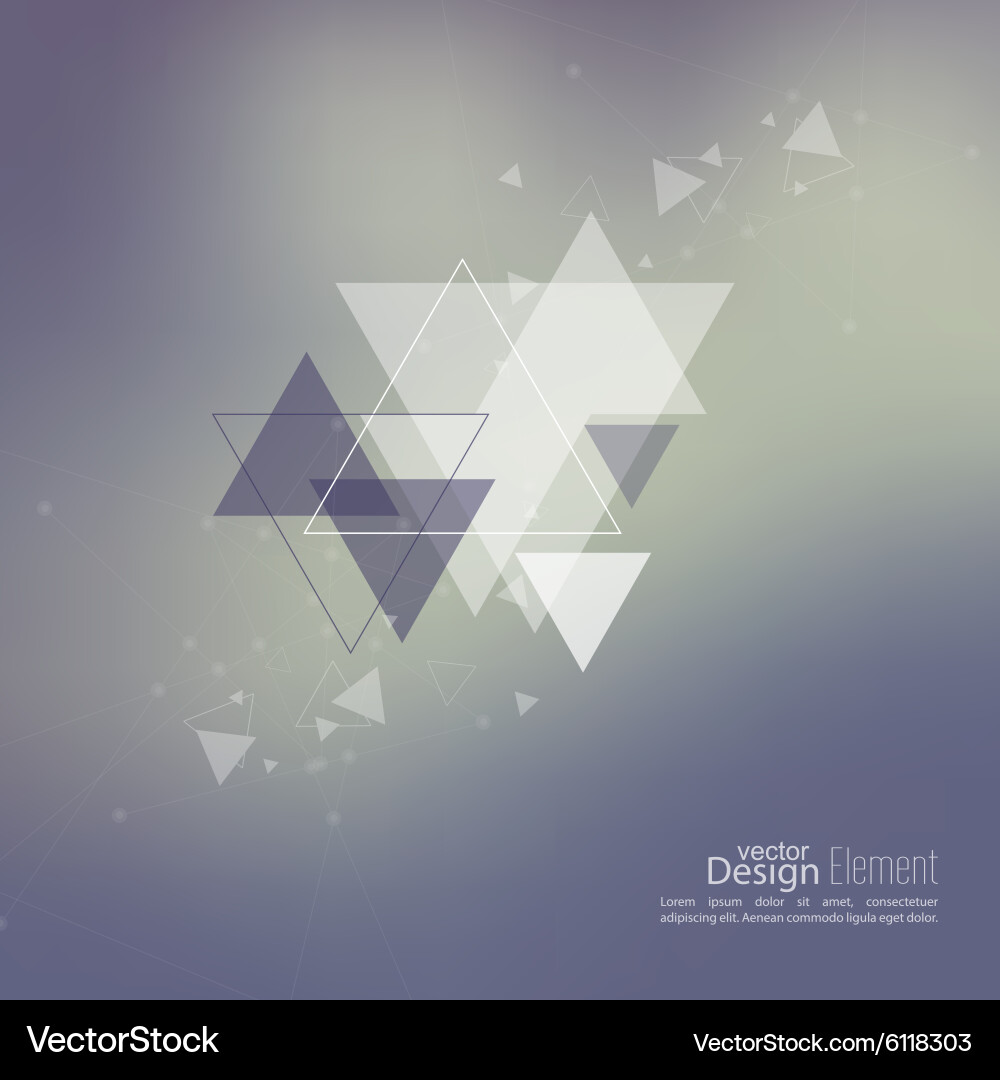 Triangular Blur Background vector image
