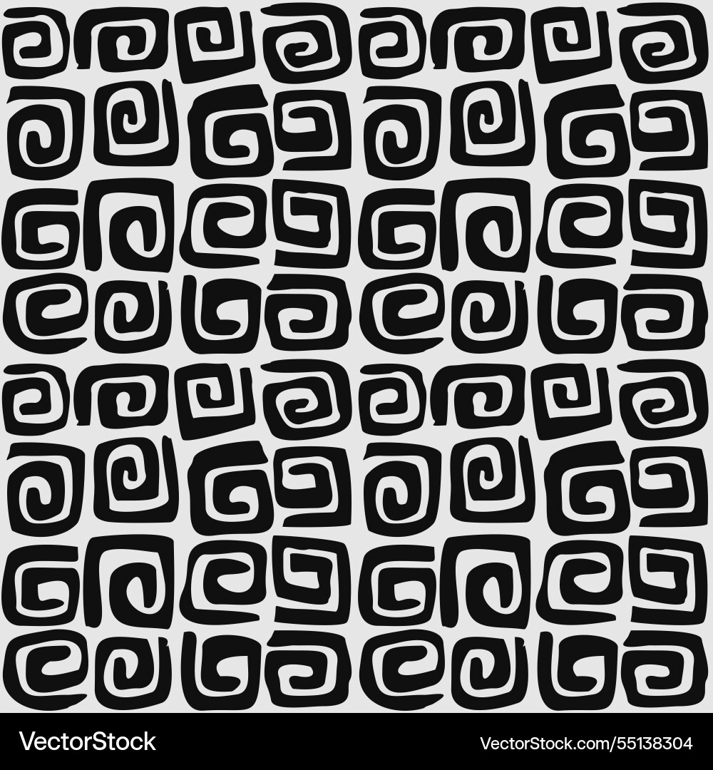 Abstract organic form seamless pattern background Vector Image