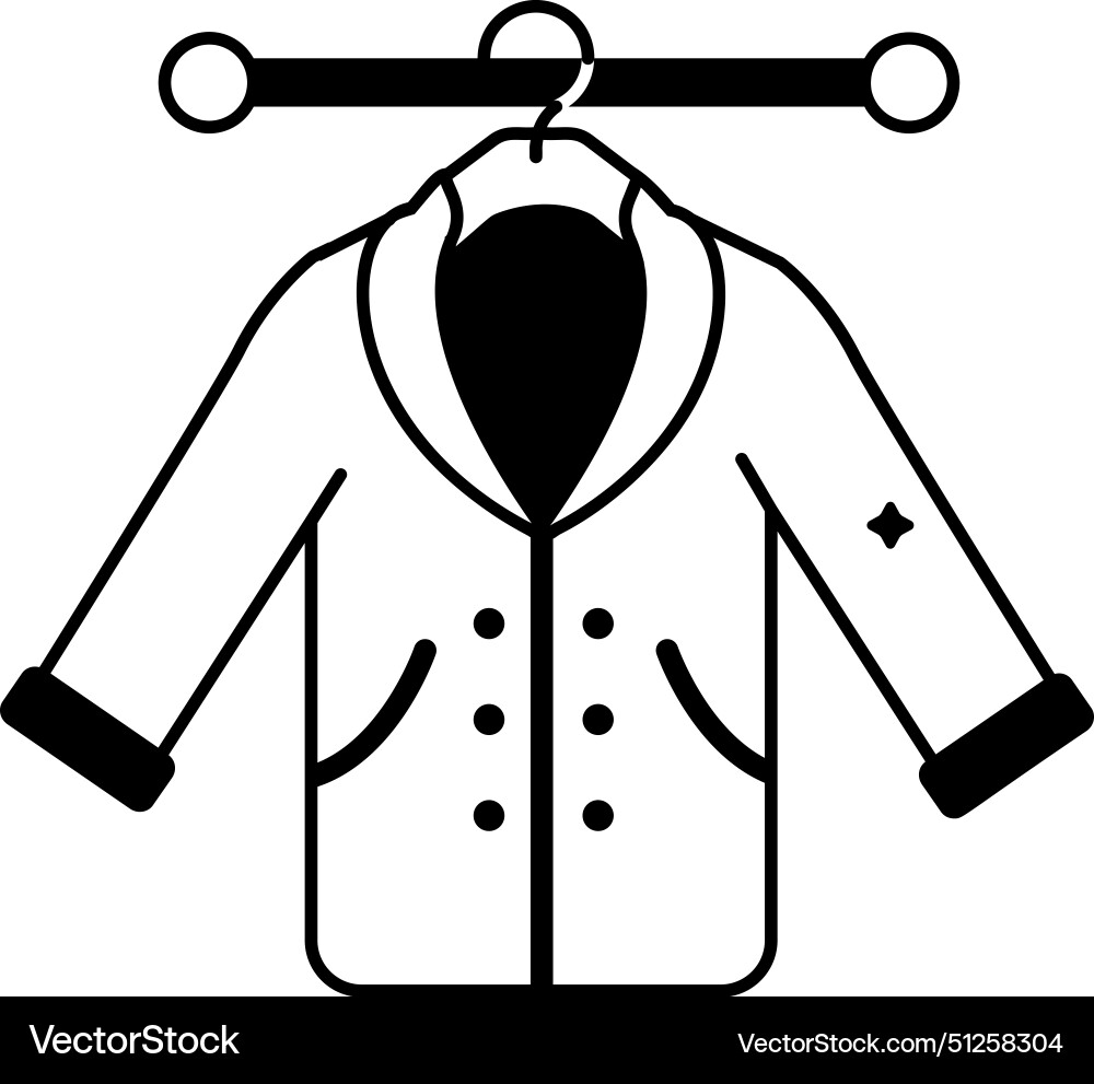 Clean coat Royalty Free Vector Image - VectorStock