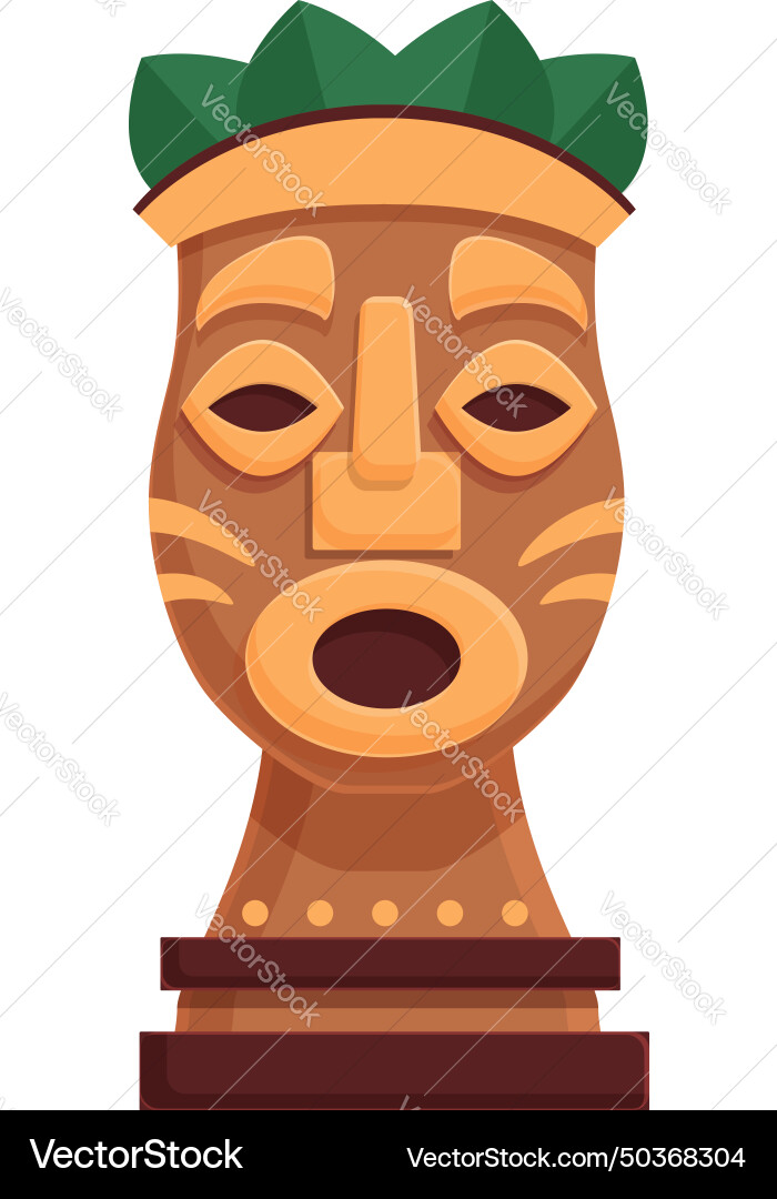 Native Totem Stein Ikone Cartoon Altar Kunst Native Totem Stein Ikone Cartoon Altar Kunst vektorbild
