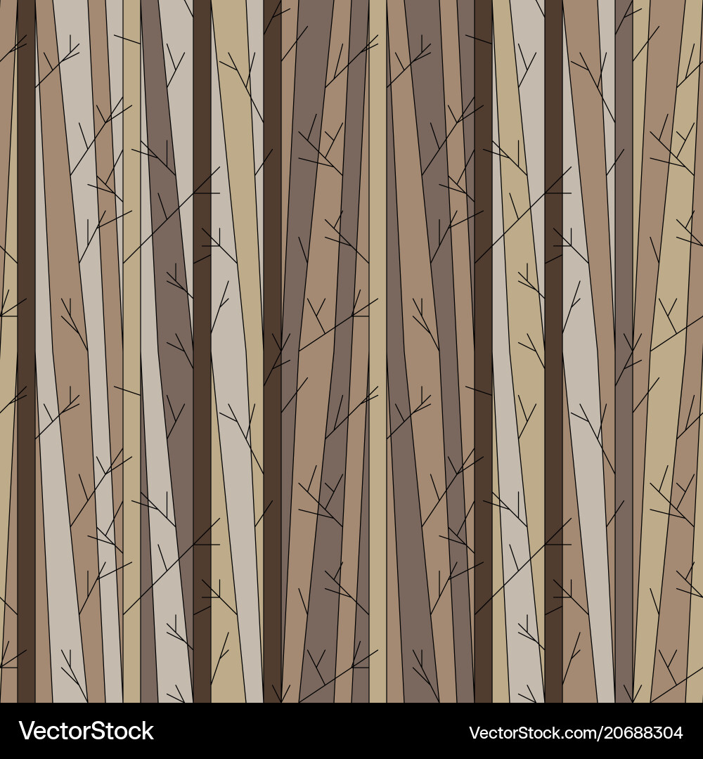 Seamless pattern with trees without leaves Seamless pattern with trees without leaves vector image