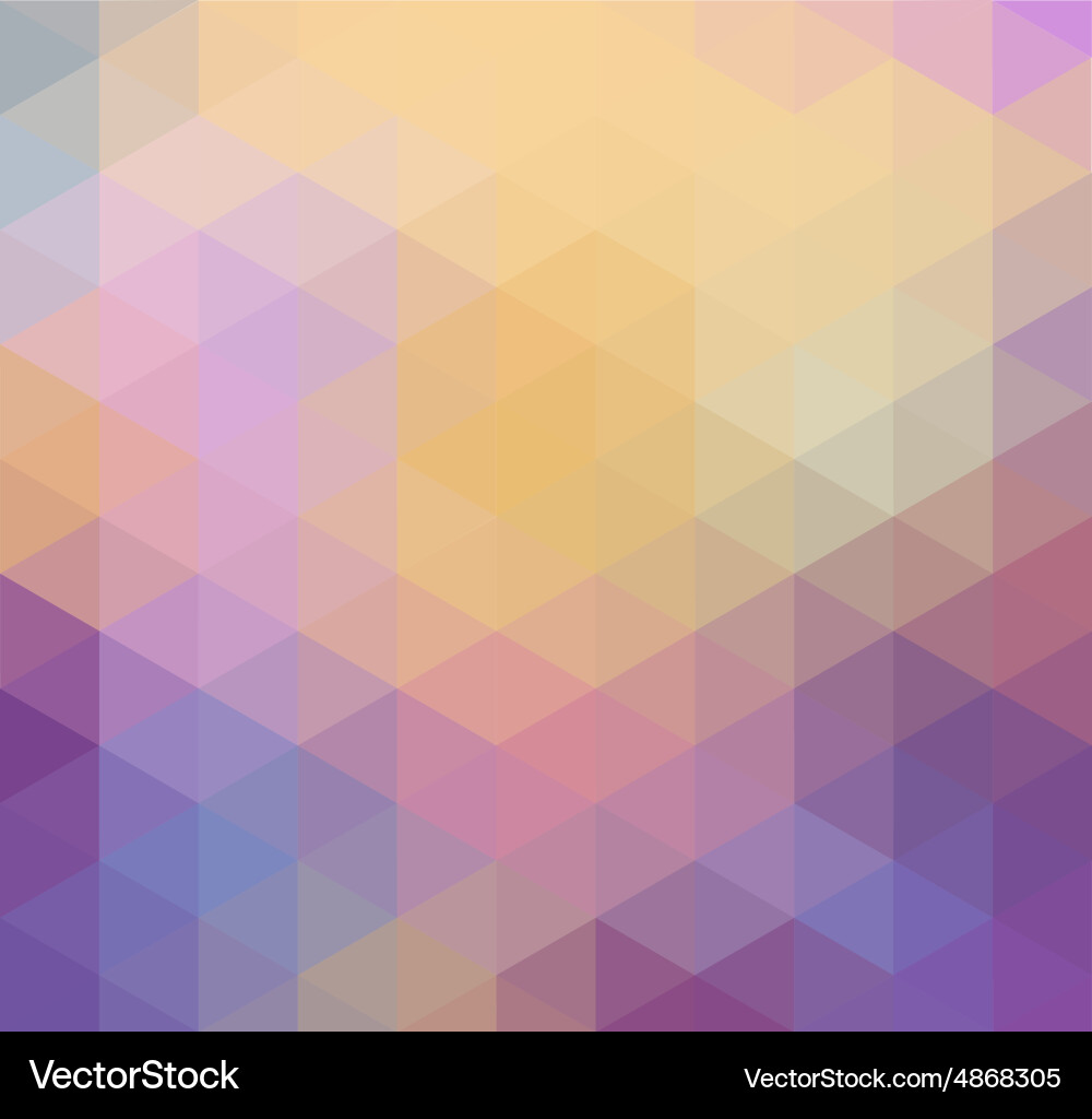 Abstract triangle background vector image