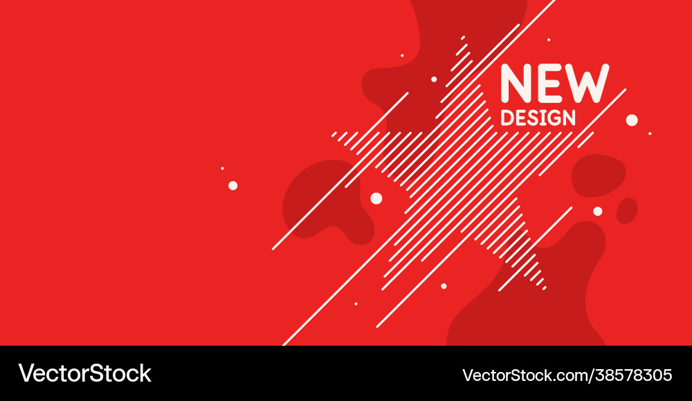 Dynamic Abstract Shapes Background vector image