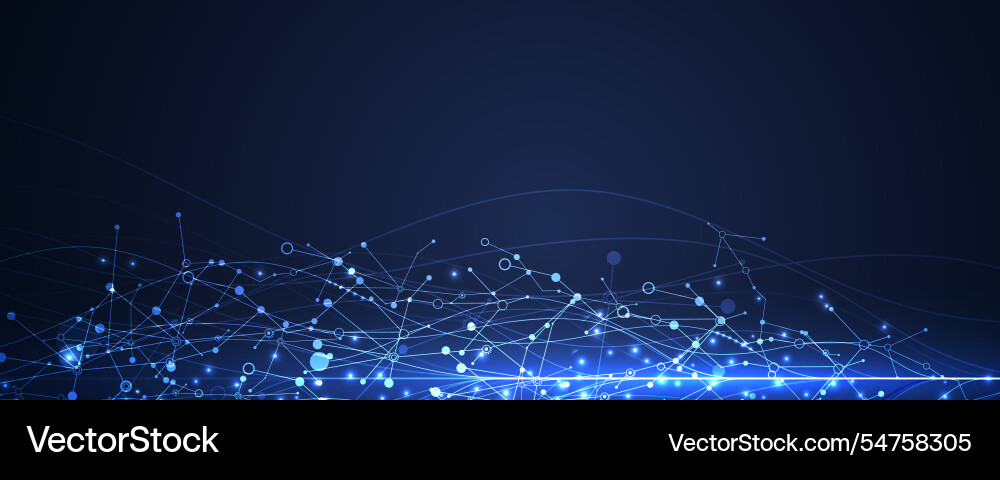 Plexus effect on abstract background Plexus effect on abstract background vector image