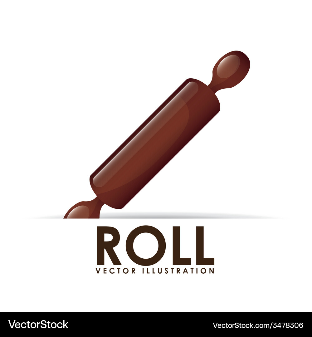 Roll design Vector Image