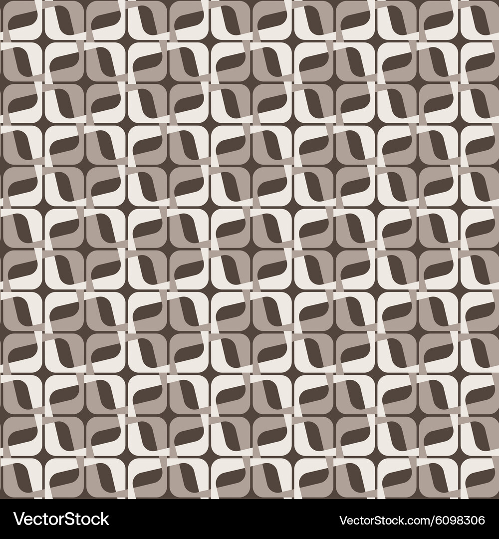 Seamless geometric pattern in two colors Vector Image