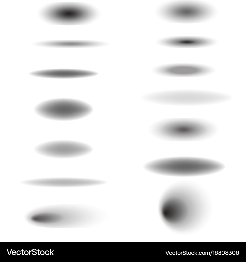 Shadow Vector Image Shadow on transparent background Royalty Free Vector Image