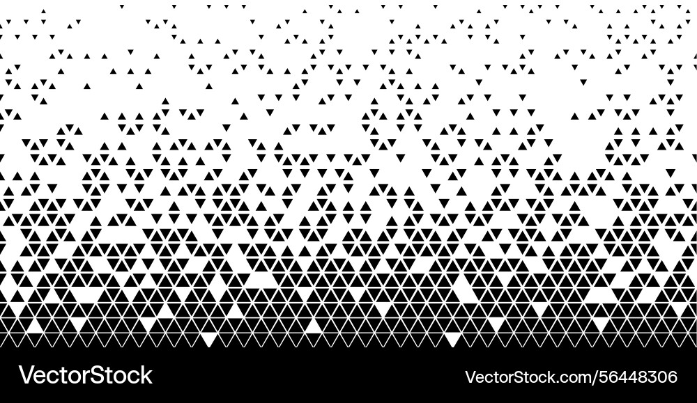 Wide abstract black triangle gradient pattern Wide abstract black triangle gradient pattern vector image