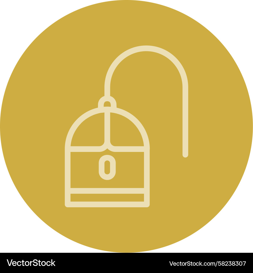 Mouse Cursor Line Icon Vector Image