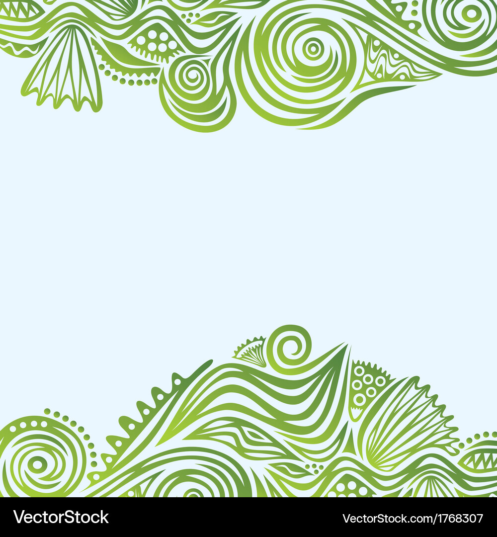 Nature pattern background Vector Image