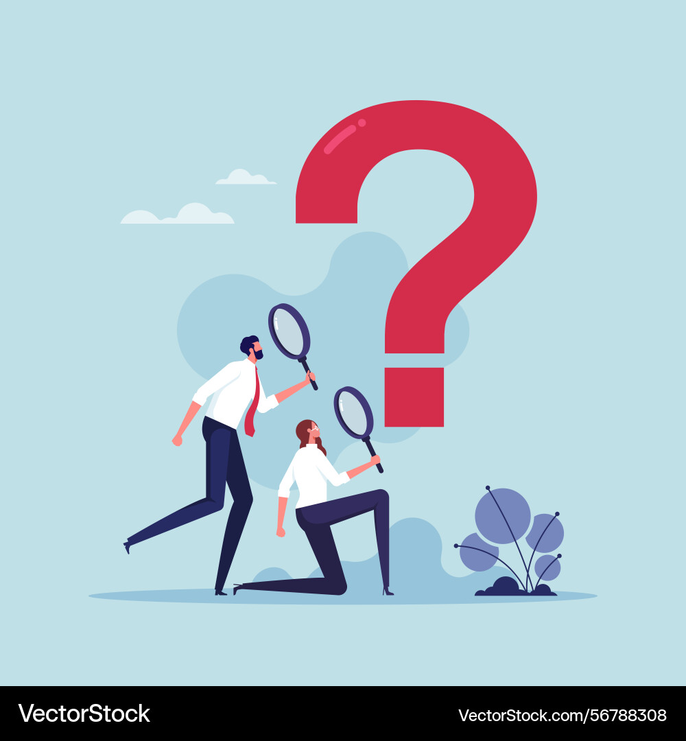 Problem analysis or management concept Problem analysis or management concept vector image