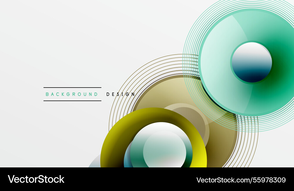 Abstract composition of overlapping circles Abstract composition of overlapping circles Vector Image