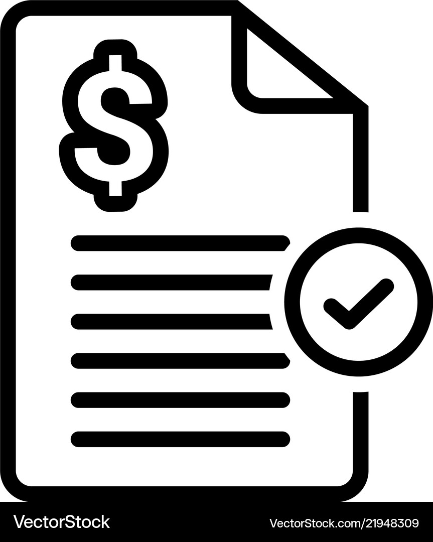 Money Bills Icon (21948309) – Royalty-Free Vector | VectorStock, image size:863x1080