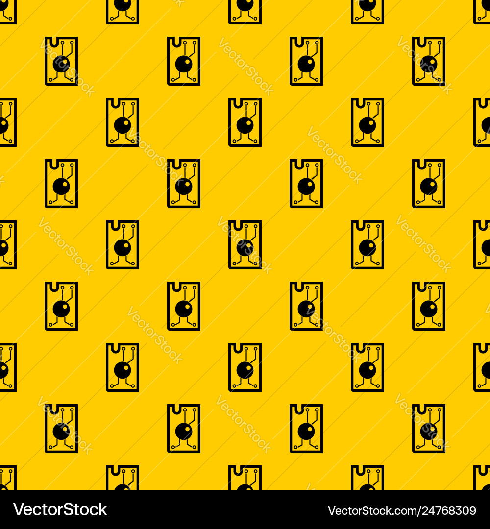 Processor chip pattern Processor chip pattern vector image
