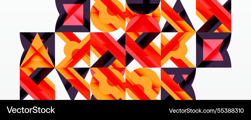 Circles squares lines abstract background Circles squares lines abstract background Vector Image