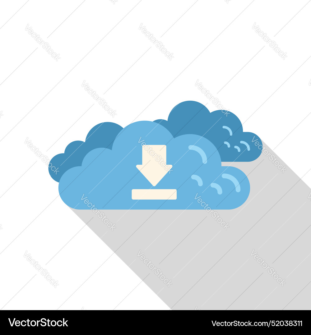 Downloading data from the cloud computing Downloading data from the cloud computing vector image