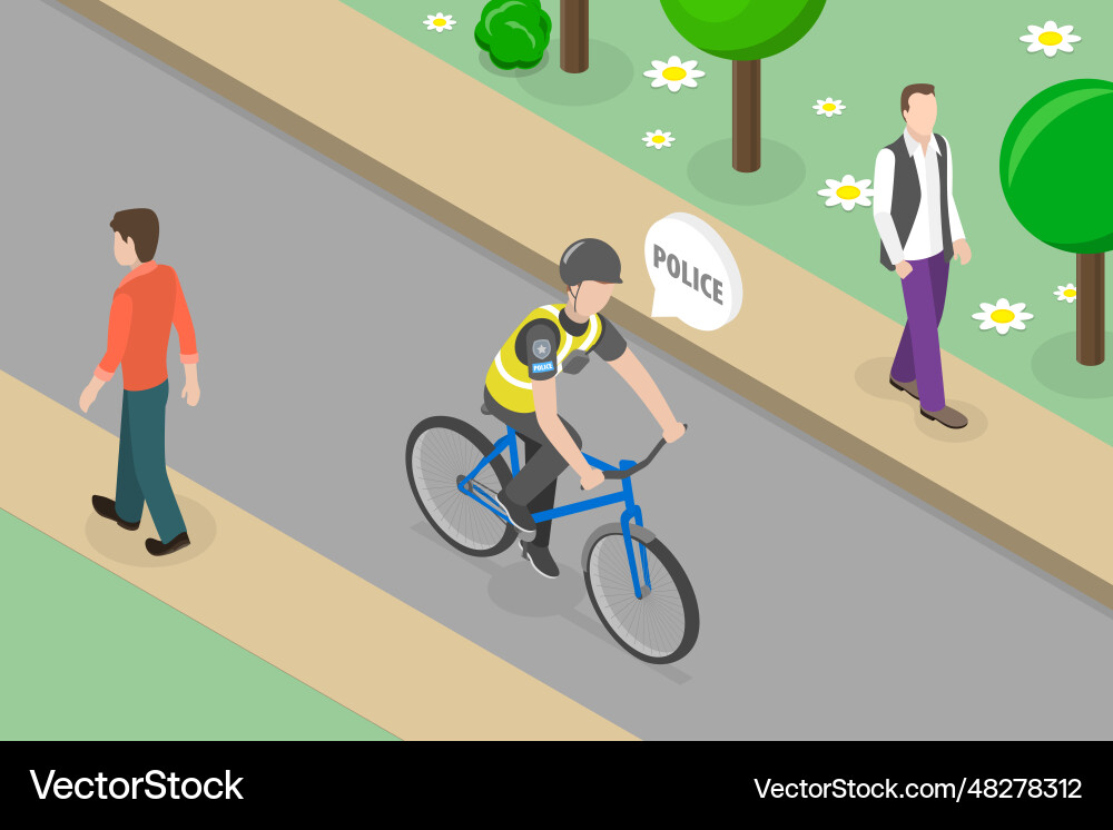 3d isometric flat conceptual Royalty Free Vector Image