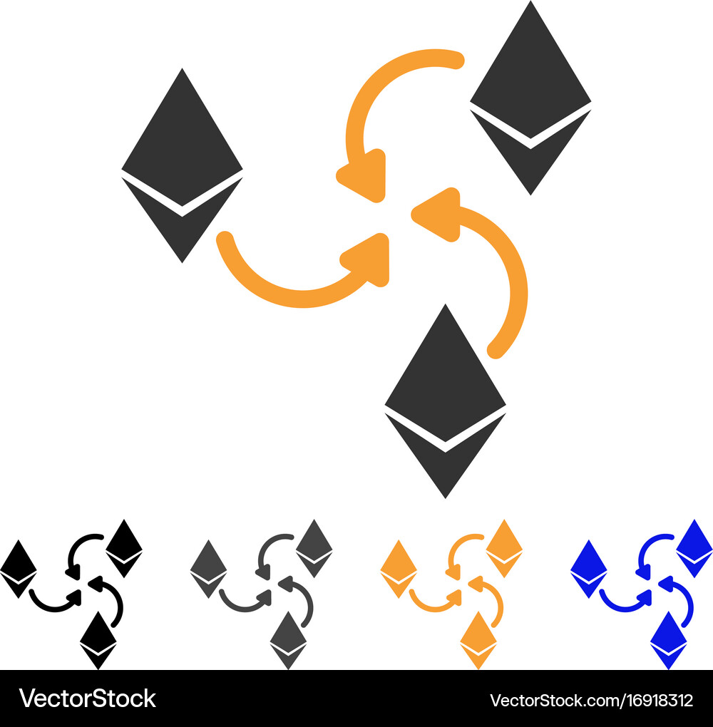 Ethereum mixer swirl icon – Royalty-Free Vector | VectorStock